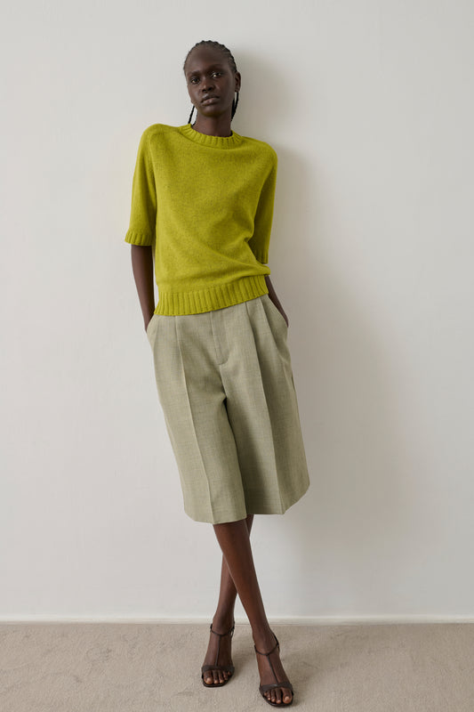 Pull Betina - Absinthe - Laine mérinos - Femme