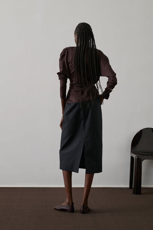 Blouse Fresia - Prune - Femme