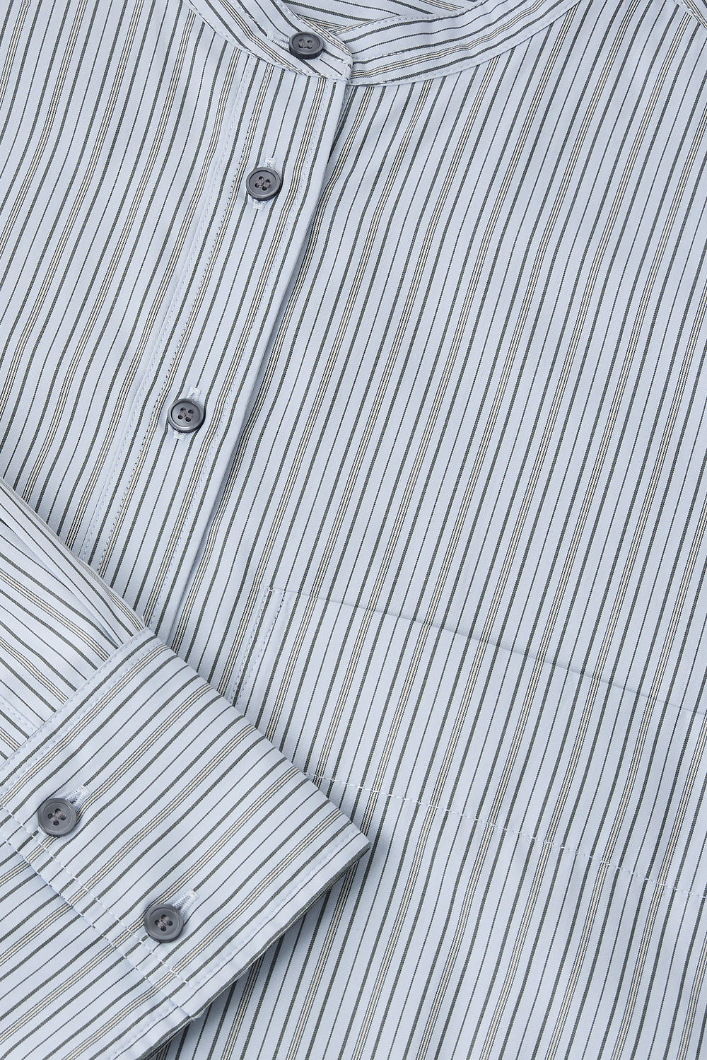 Chemise Formentera - Bleu Ciel/Noir - Coton - Femme