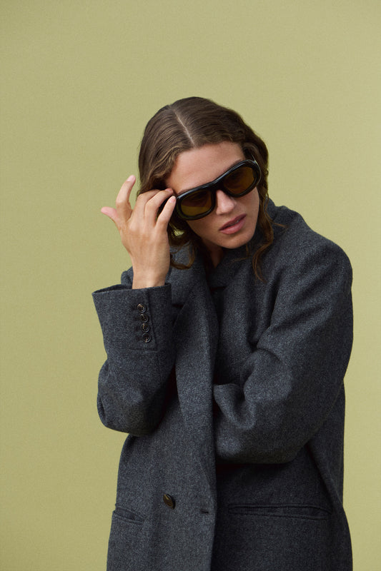 Lunettes de soleil Lee - Gris anthracite - Femme