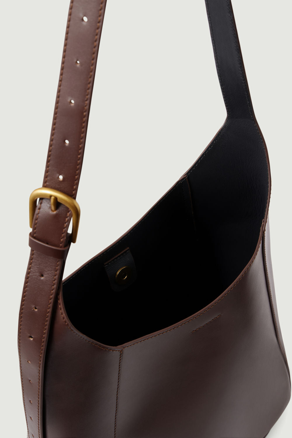 Sac Uma - Chocolat - Cuir - Femme vue 6