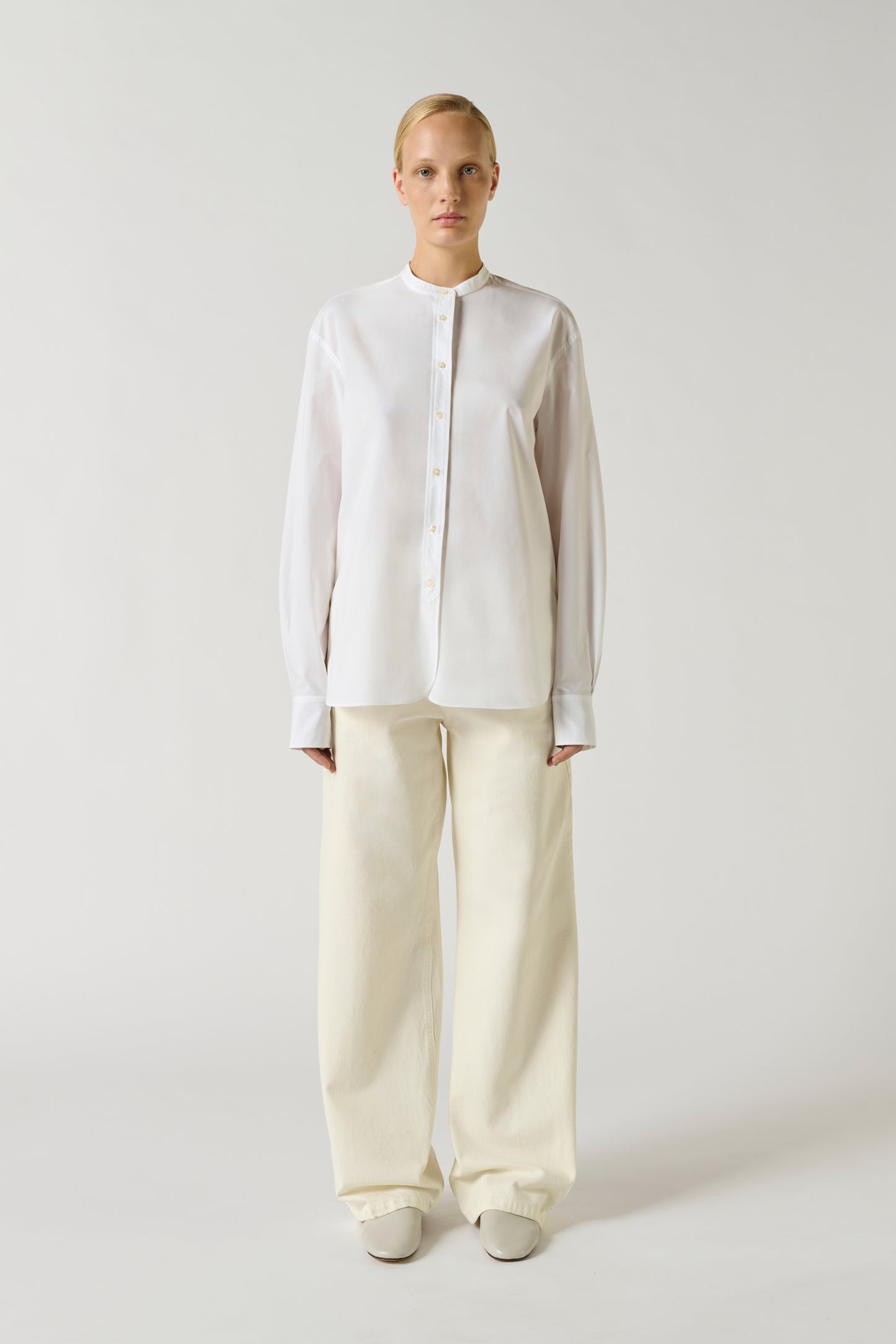 Chemise Bermudes - Blanc - Coton - Femme