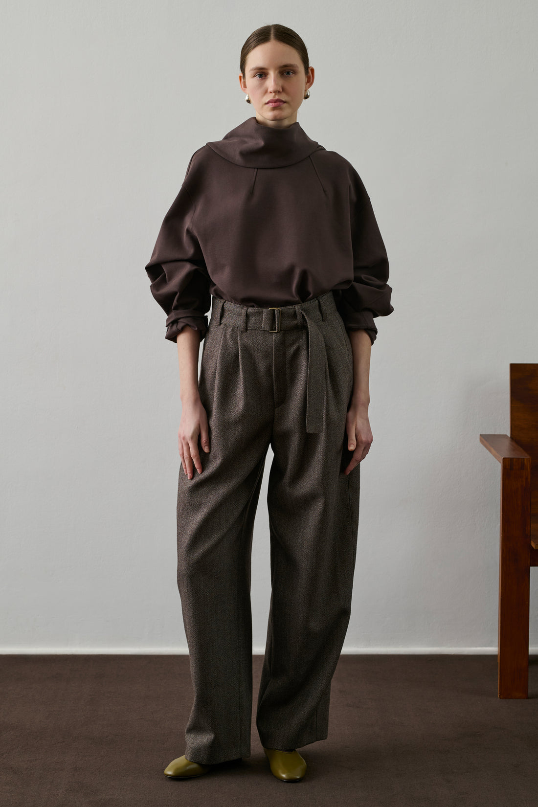 Sweatshirt Freja - Marron/Prune - Coton - Femme