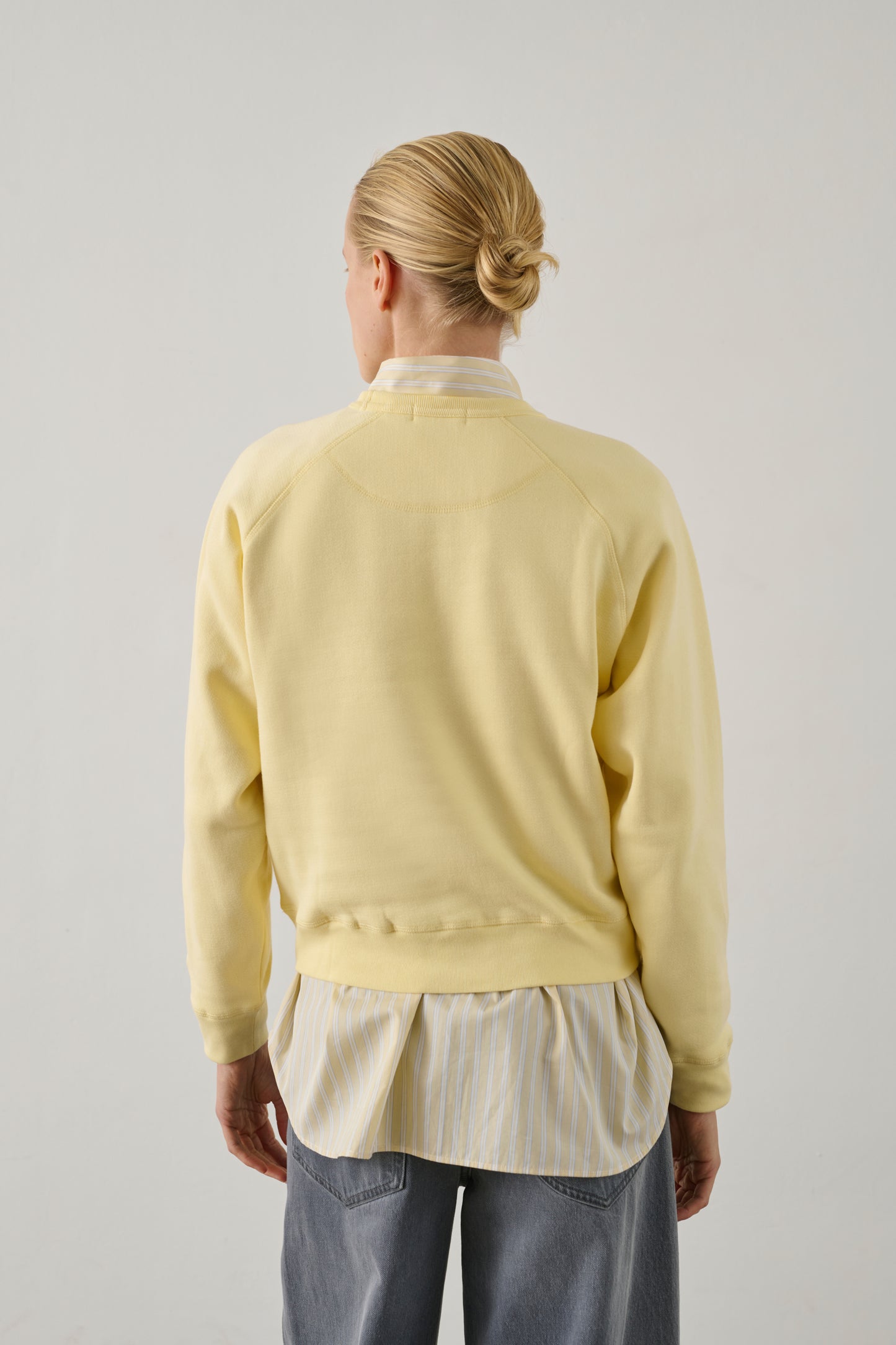 Sweatshirt Artemis - Jaune Pâle - Coton - Femme