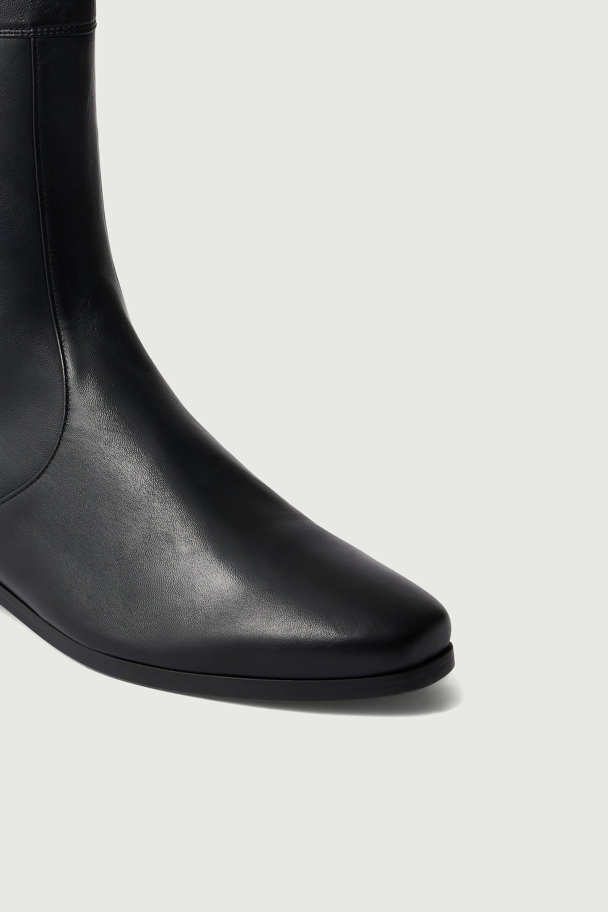 Bottines Écaille - Noir - Cuir - Femme vue 4