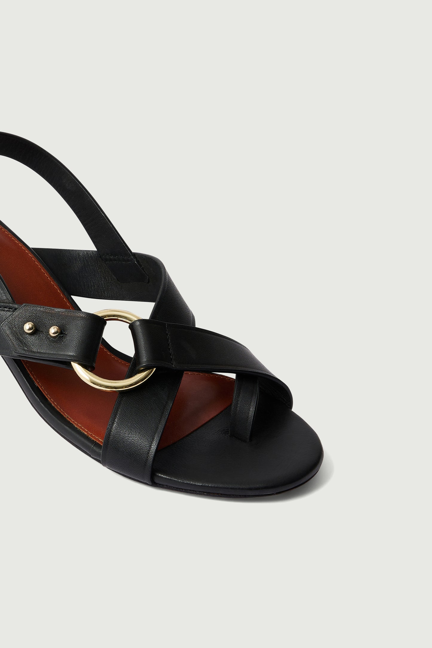 FLORENTINE BLACK SANDALS